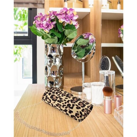 Clutch Formal Evening Bags Leopard - Picture 6 of 7